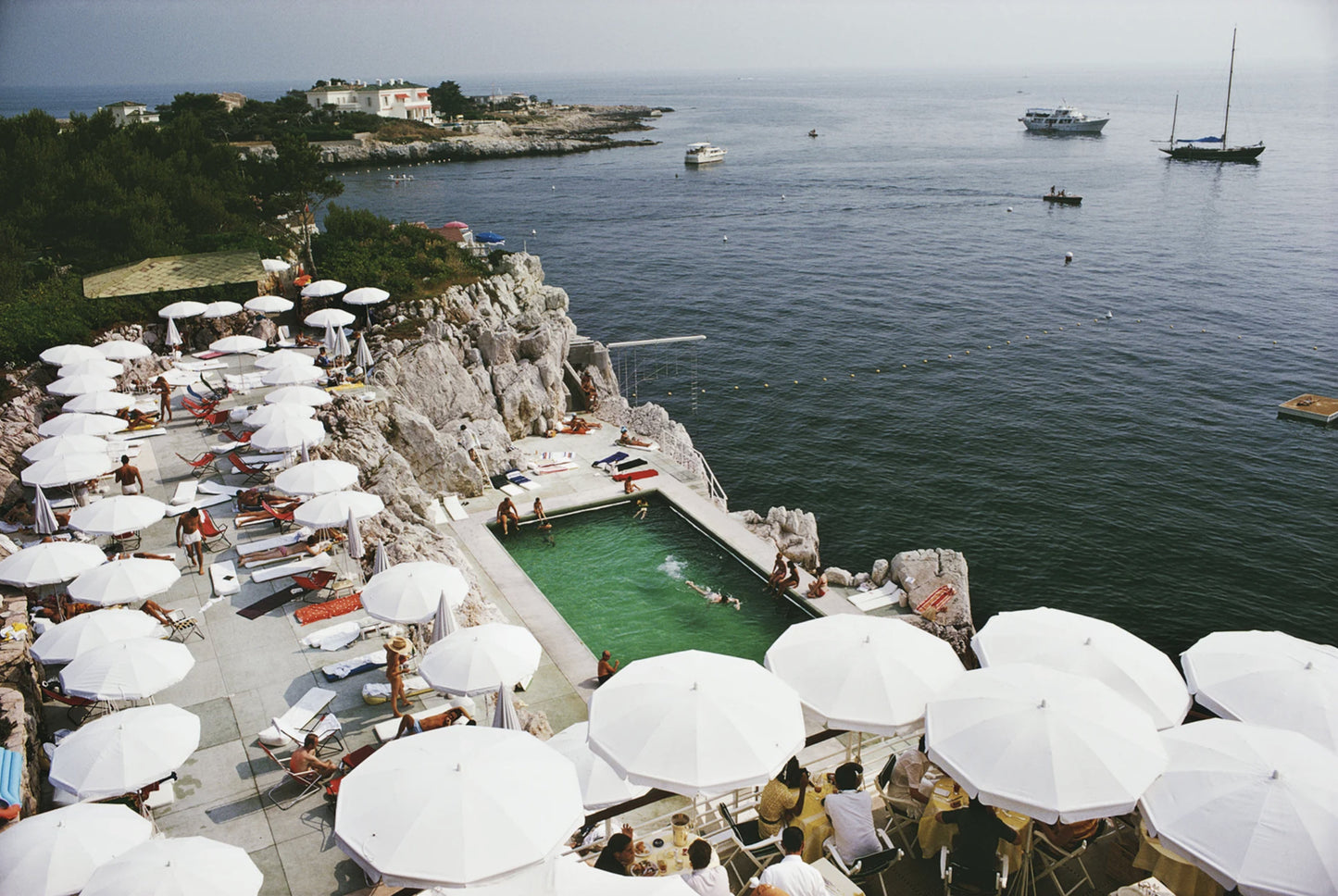 Pool By The Sea by Slim Aarons