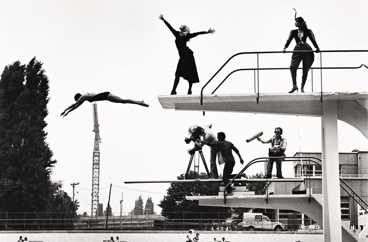 High Dive by Helmut Newton