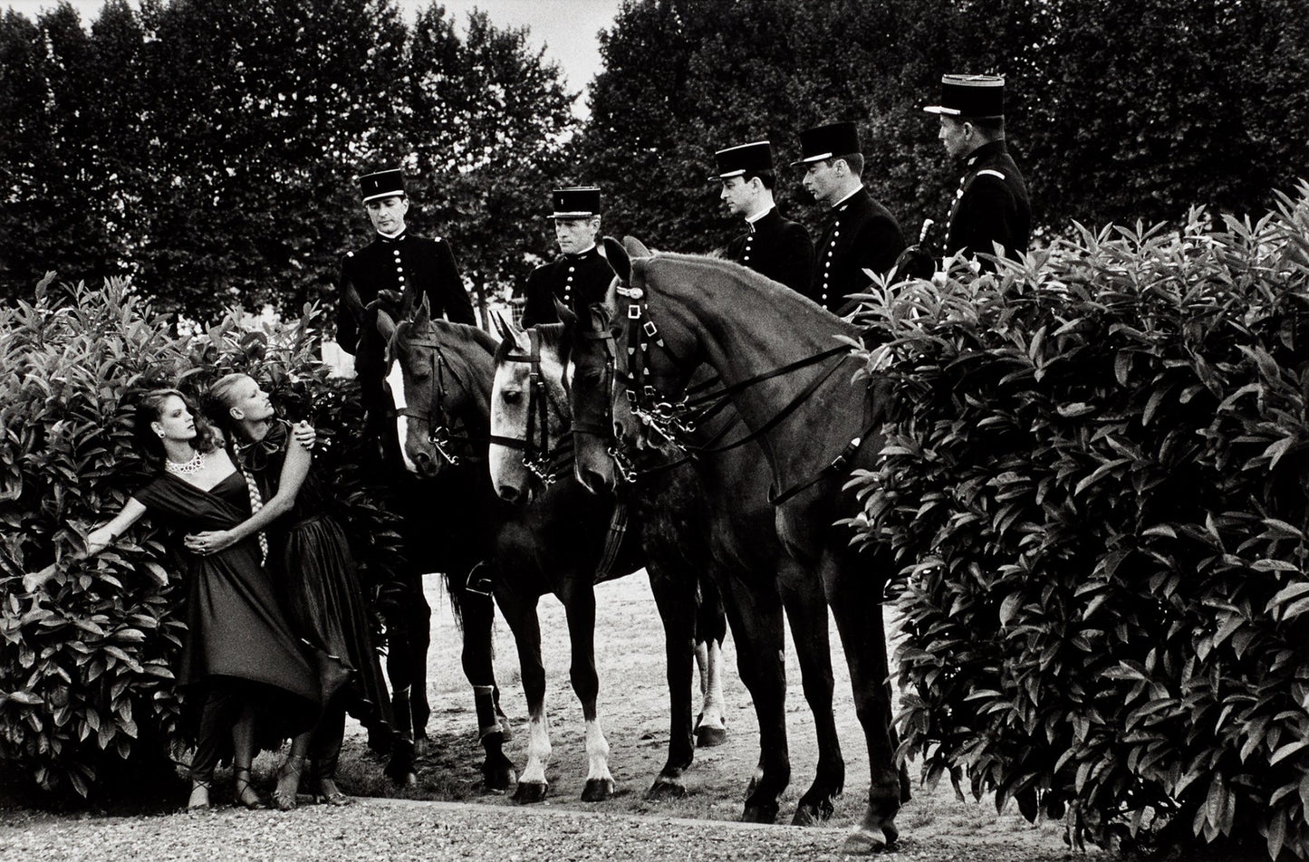 Le Cadre Noir by Helmut Newton