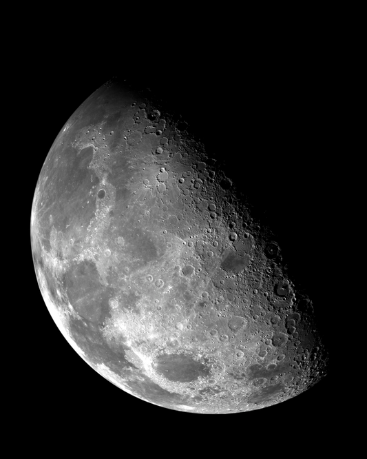 NASA High-Resolution Photograph of the Moon – Collector Edition Celestial Art Print