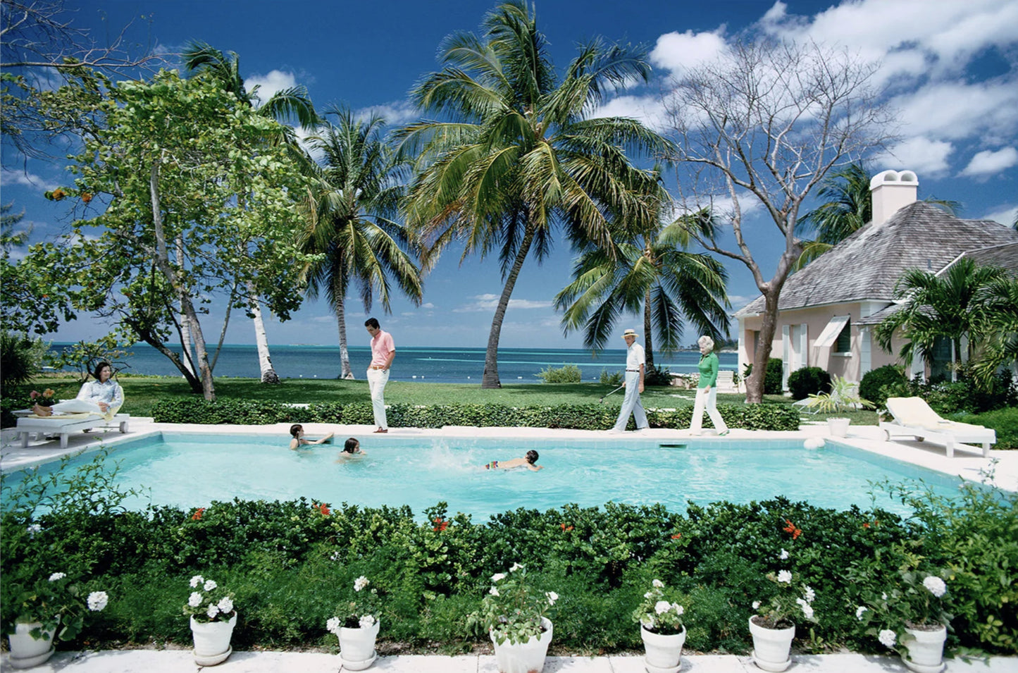 Leonard Dalsemer by Slim Aarons