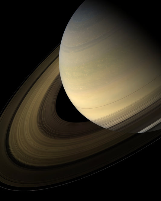 NASA Ultra High-Resolution Photograph of Saturn – Collector Edition Celestial Art Print