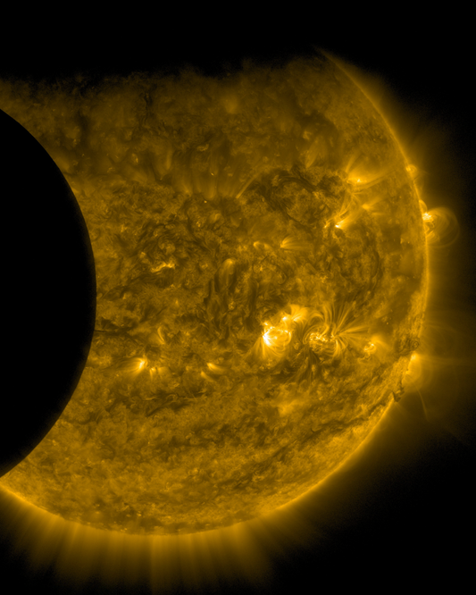 NASA High-Resolution Photograph of the Sun – Collector Edition Celestial Art Print